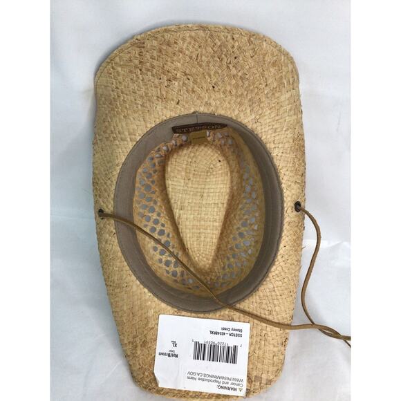 Stetson Mens Stoney Creek Western Cowboy Hat Brown Size XL Chin Strap Concert - Picture 6 of 8